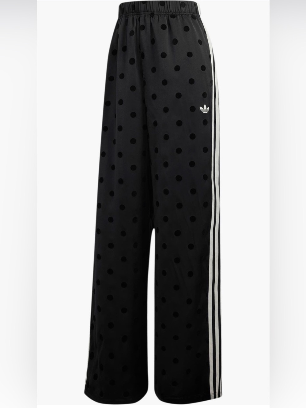 NWT adidas Polka Dot Firebird Wide leg Track Pants - Picture 14 of 15